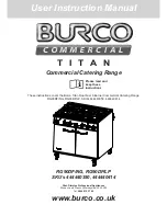 Burco TITAN RG90DF User Instruction Manual предпросмотр