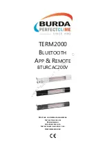 Предварительный просмотр 1 страницы Burda BTURCAC200V Instructions For Use Manual