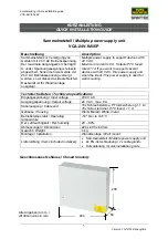 BURG-WACHTER SANTEC VCA-24V-8A16P Quick Installation Manual предпросмотр