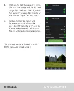 Preview for 20 page of Burg Wächter BURGcam BULLET 304 Quick Installation Manual