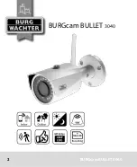 Preview for 2 page of Burg Wächter BURGcam BULLET 3040 Quick Installation Manual