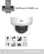 Предварительный просмотр 2 страницы Burg Wächter BURGcam DOME 3030 Quick Installation Manual