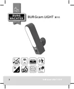 Preview for 2 page of Burg Wächter BURGcam LIGHT 3010 Quick Installation Manual