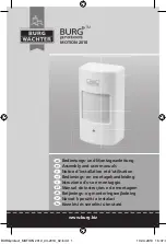 Preview for 1 page of Burg Wächter MOTION 2010 Assembly And User'S Manual