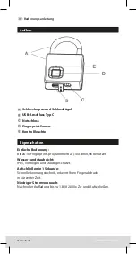 Предварительный просмотр 2 страницы Burg Wächter Scan & Lock 610/53 Operation Instructions Manual