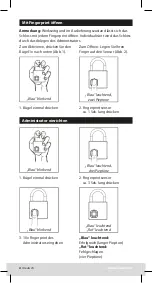 Предварительный просмотр 4 страницы Burg Wächter Scan & Lock 610/53 Operation Instructions Manual