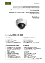 Burg Wächter SFC-851KDIA Quick Installation Manual предпросмотр