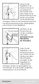 Предварительный просмотр 6 страницы Burg Wächter WS 33 Assembly And User'S Manual