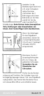 Предварительный просмотр 7 страницы Burg Wächter WS 33 Assembly And User'S Manual