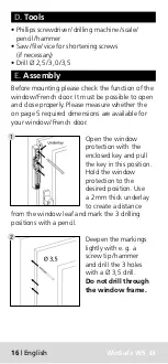 Предварительный просмотр 14 страницы Burg Wächter WS 33 Assembly And User'S Manual