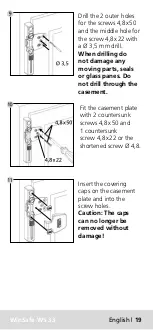 Предварительный просмотр 17 страницы Burg Wächter WS 33 Assembly And User'S Manual