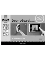 BURG WATCHER Door eGuard DG 8200 Operating Instructions предпросмотр