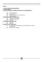 Предварительный просмотр 3 страницы Burg BGF90AK Operating And Installation Instructions