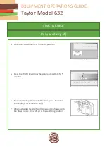 Предварительный просмотр 28 страницы BURGER KING Taylor 632 Equipment Operation Manual