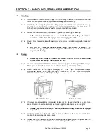 Preview for 4 page of Burgess Slimfold Tables Handling, Operation & Maintenance Manual