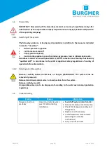 Предварительный просмотр 13 страницы Burgmer TFA 220 Original Operation, Maintenance And Assembly Instruction