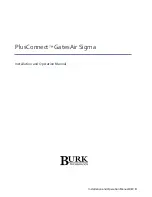 BURK Technology PlusConnect GatesAir Sigma Installation And Operation Manual preview