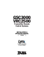 Burk GSC3000 Installation & Operation Manual preview