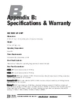 Preview for 133 page of Burk GSC3000 Installation & Operation Manual