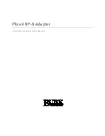 Burk Plus-X RP-8 Installation And Operation Manual предпросмотр