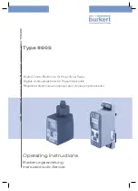 Preview for 1 page of Burkert 178 354 Operating Instructions Manual