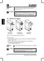 Preview for 17 page of Burkert 6510 Operating Instructions Manual