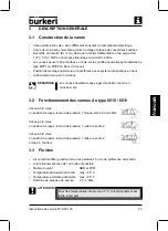 Preview for 26 page of Burkert 6510 Operating Instructions Manual