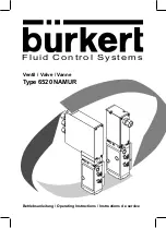 Предварительный просмотр 1 страницы Burkert 6520 NAMUR Operating Instructions Manual