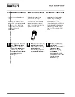 Preview for 2 page of Burkert 8020 Low Power Instruction Manual Addendum