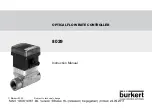 Предварительный просмотр 1 страницы Burkert 8039 Instruction Manual