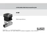 Предварительный просмотр 73 страницы Burkert 8039 Instruction Manual