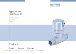 Burkert 8098 FLOWave S Quick Start Manual preview