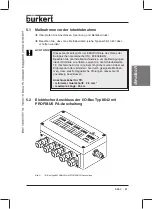 Preview for 61 page of Burkert 8642 Operating Instructions Manual