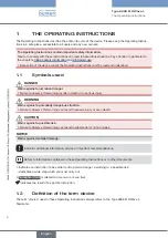 Preview for 6 page of Burkert Flowave 8098 Operating Instructions Manual