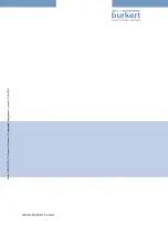 Preview for 354 page of Burkert Flowave 8098 Operating Instructions Manual