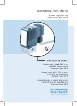 Burkert PTB 00 ATEX 2129 X Operating Instructions Manual предпросмотр