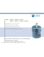 Bürkert 2012 Assembly Instructions Manual preview