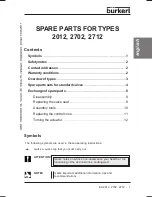 Предварительный просмотр 3 страницы Bürkert 2012 Operating Instructions Manual