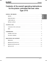 Preview for 3 page of Bürkert 2712 Series Operating Instructions Manual