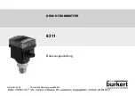 Preview for 85 page of Bürkert 8311 Instruction Manual