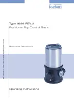 Preview for 1 page of Bürkert 8696 Operating Instructions Manual