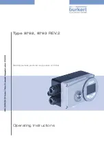 Preview for 1 page of Bürkert 8792 Operating Instructions Manual