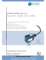 Bürkert Magnetventil 6013 Operating Instructions Manual preview