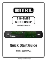 Предварительный просмотр 1 страницы BURL B16-BMB2 Quick Start Manual