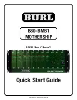 BURL B80 Mothership Quick Start Manual preview