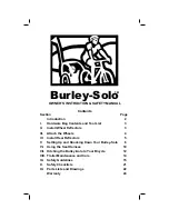 Preview for 1 page of Burley Burley-Solo User Manual