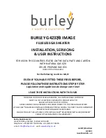 Burley G4237 IMAGE Installation, Servicing  & User Instructions предпросмотр