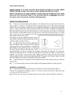 Предварительный просмотр 9 страницы Burley G4237 IMAGE Installation, Servicing  & User Instructions