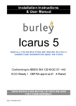 Preview for 1 page of Burley Icarus 5 Installation Instructions & User Manual