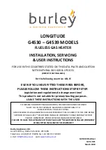 Burley LONGITUDE Installation, Servicing  & User Instructions предпросмотр